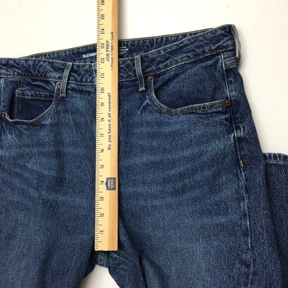 Old Navy Sky High Wide Leg Jeans Stretch size 12 length 31" - Picture 5 of 8